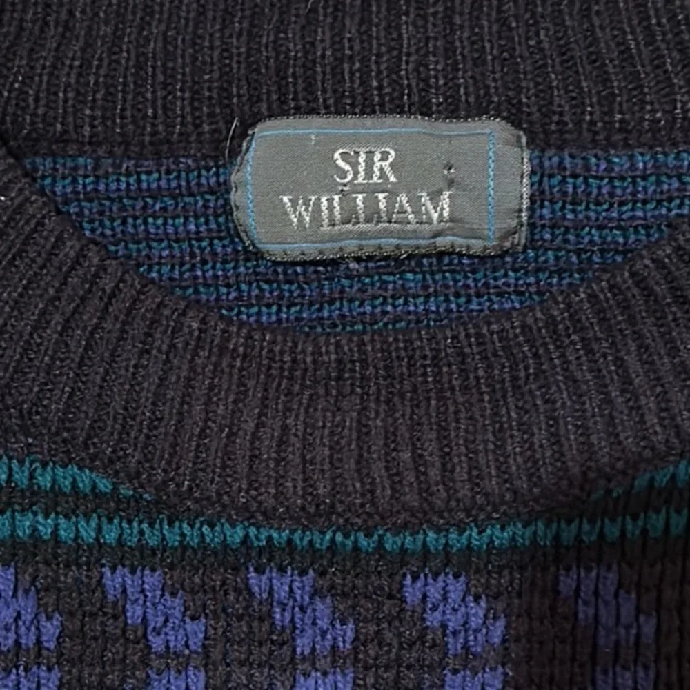 ⚡️SOLD⚡️Men’s Vintage Acrylic Long Sleeve Crew Neck Knit Sweater - Picture 4 of 4